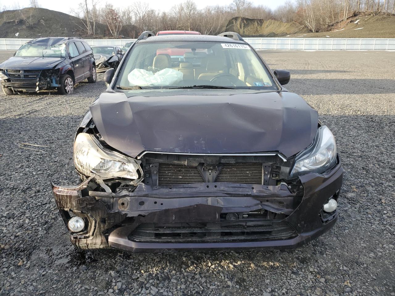 2013 Subaru Impreza VIN JF1GPAU66DH203678 Copart auction photo, front end damage thumbnail 5