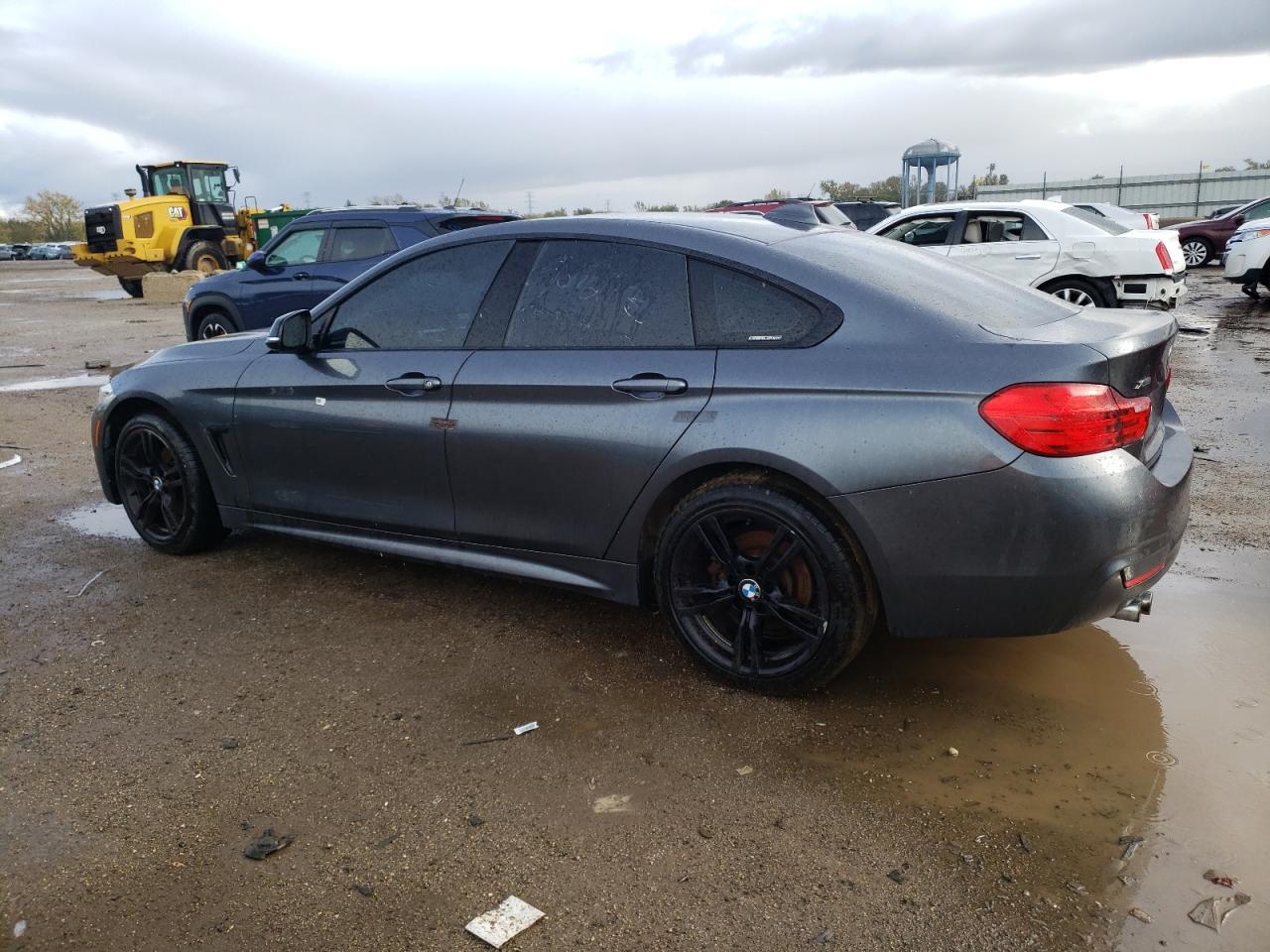 2015 BMW 4er VIN WBA4A7C51FD415695 Copart auction photo, vandalism damage thumbnail 2