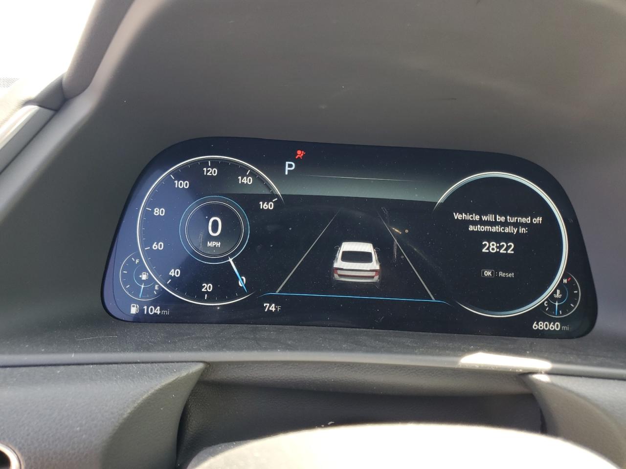 2021 Hyundai Sonata VIN KMHL34J28MA157721 Copart auction photo, side damage thumbnail 9