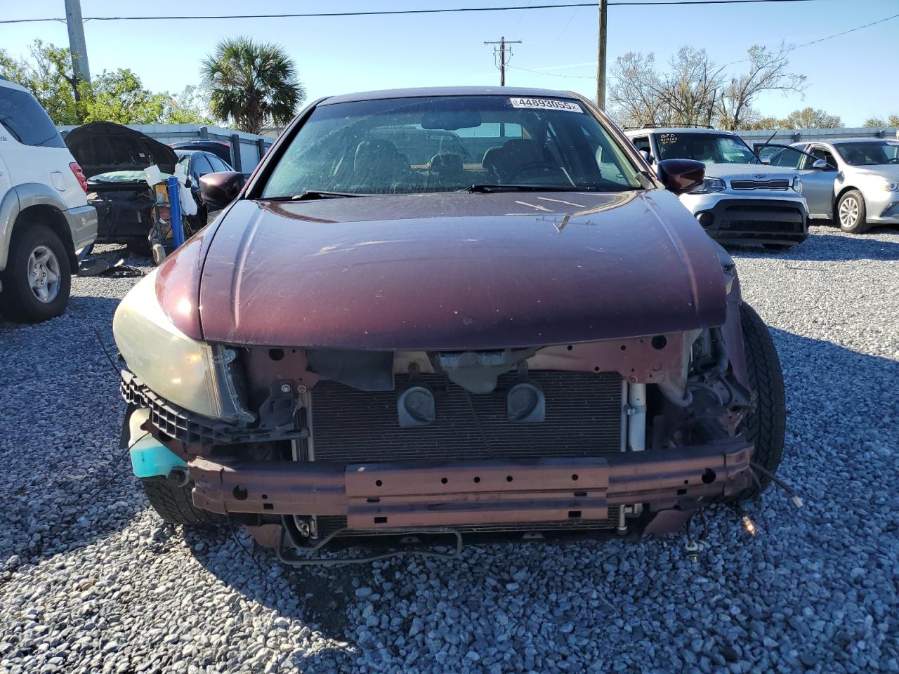 2011 Honda Accord VIN 1HGCP2F85BA101115 Copart auction photo, front end damage thumbnail 5