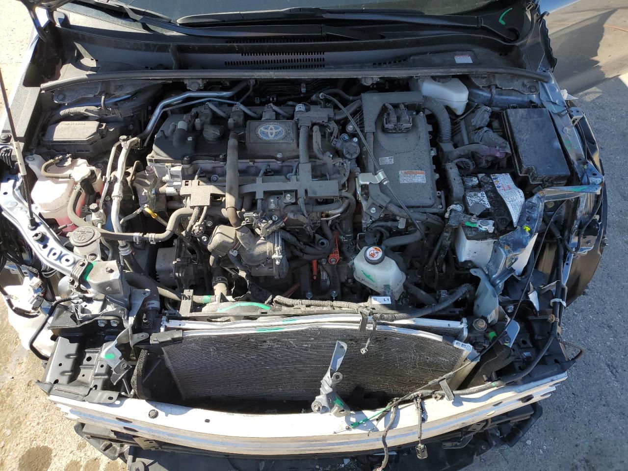 2022 Toyota Corolla VIN JTDEAMDE3N3012844 Copart auction photo, front end / rear end damage thumbnail 11