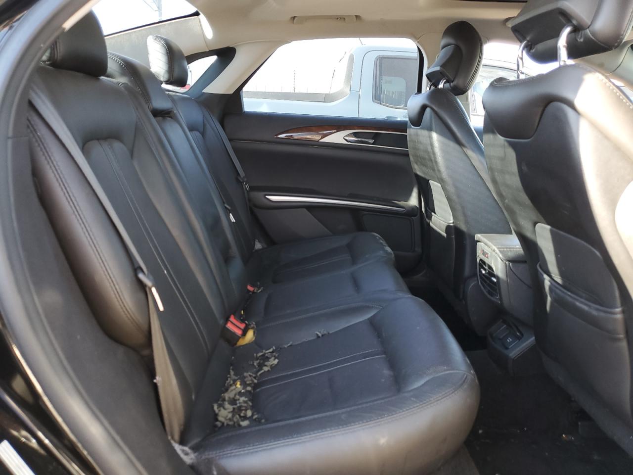 2013 Lincoln MKZ VIN 3LN6L2LU6DR822640 Copart auction photo, front end / side damage thumbnail 10