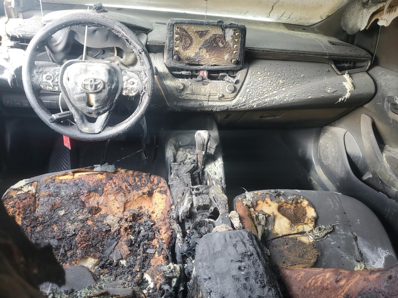 2020 Toyota Corolla VIN 5YFEPRAEXLP090851 Copart auction photo, vandalism / burn - interior damage thumbnail 8