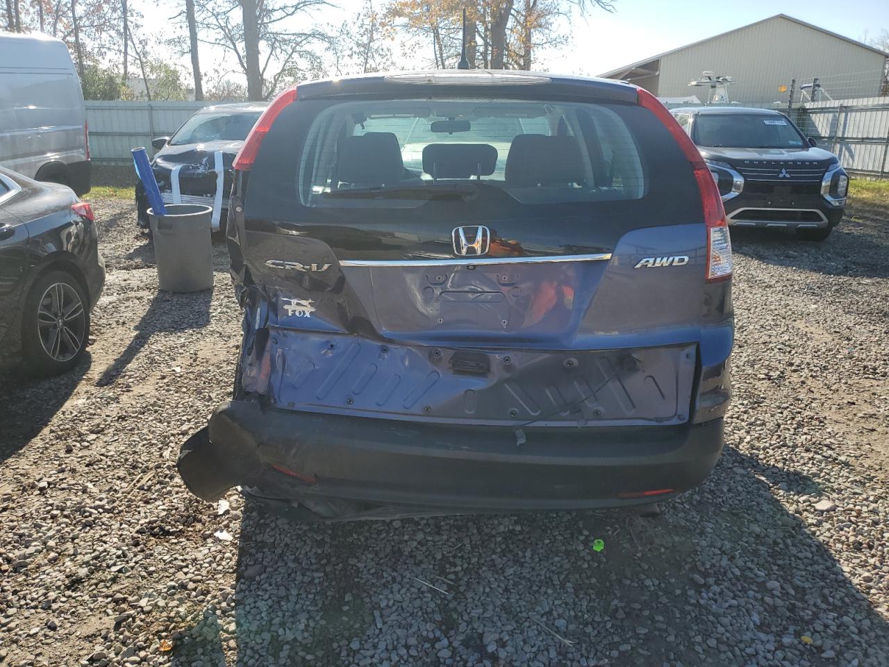 2014 Honda CR-V VIN 2HKRM4H30EH627678 Copart auction photo, rear end / minor dent/scratches damage thumbnail 6