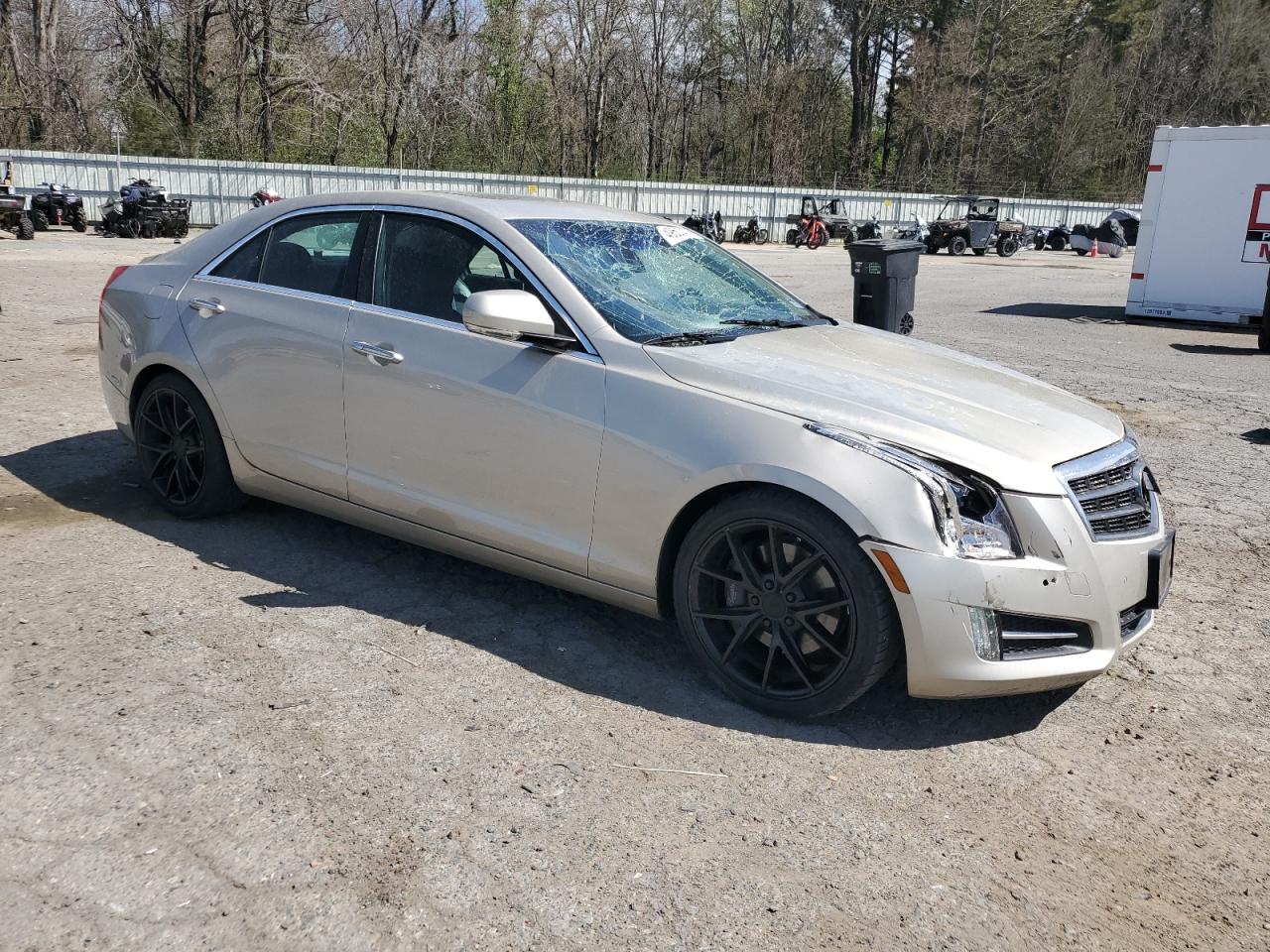 2013 Cadillac ATS VIN 1G6AF5SX4D0139518 Copart auction photo, top/roof / front end damage thumbnail 4