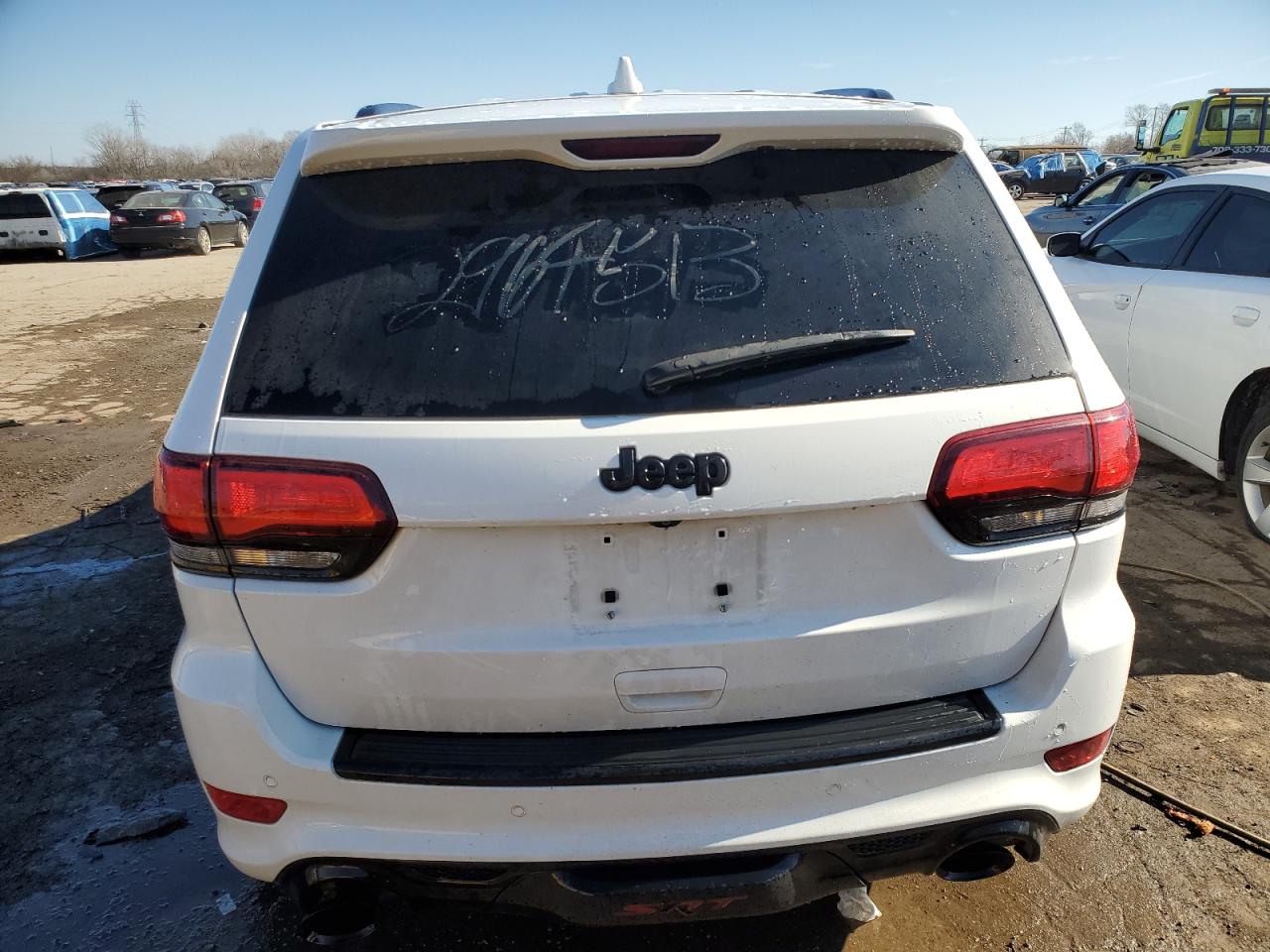 2014 Jeep Grand Cherokee VIN 1C4RJFDJ2EC195664 Copart auction photo, vandalism / front end damage thumbnail 6