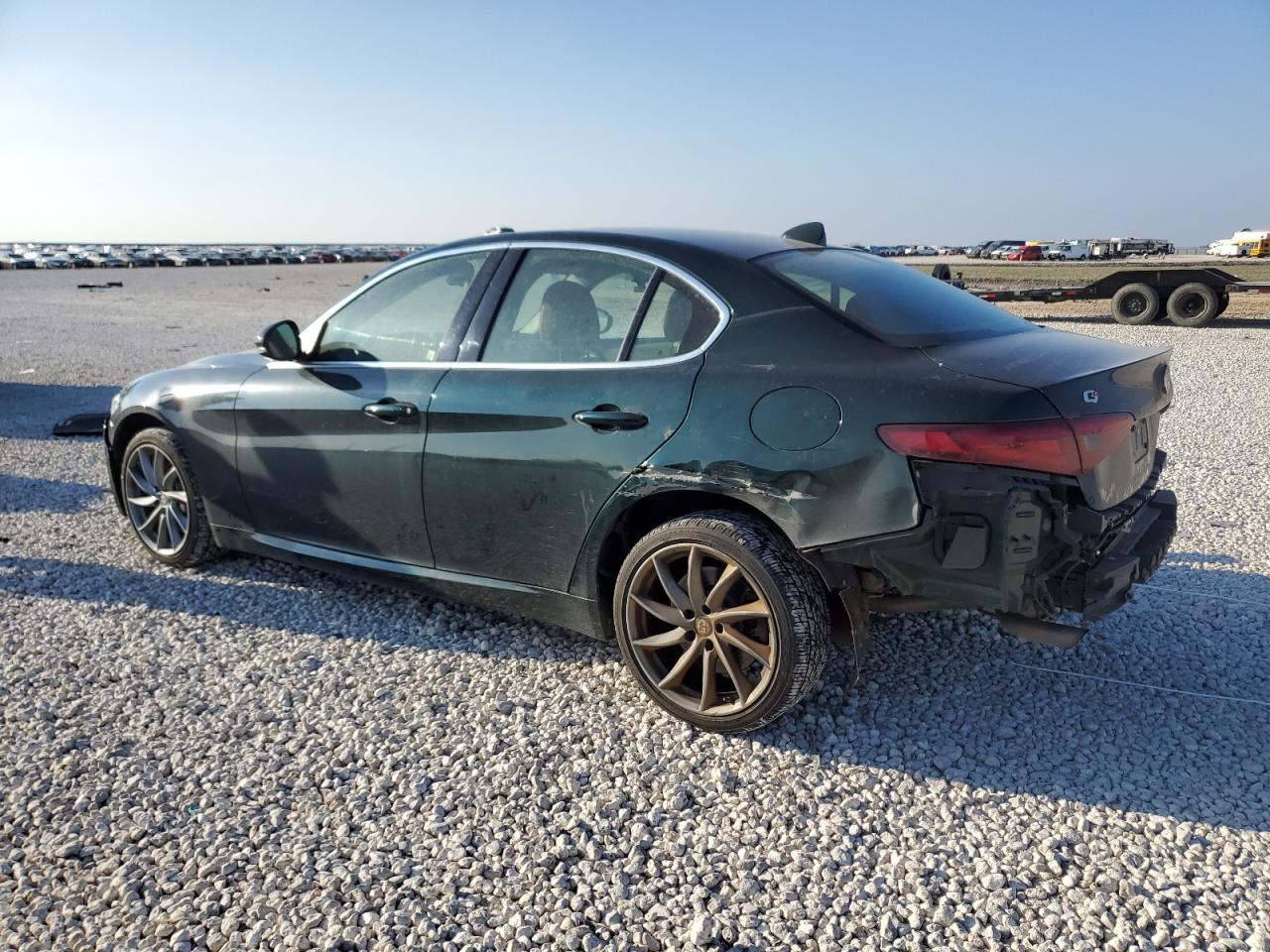 2021 Alfa Romeo Giulia VIN ZARFANAN0M7640016 Copart auction photo, rear end / front end damage thumbnail 2