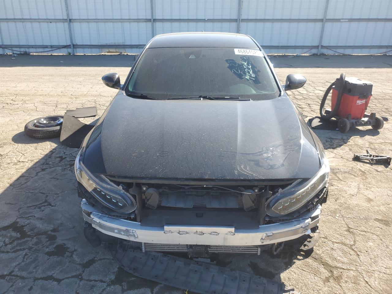 2021 Honda Accord VIN 1HGCV1F33MA070972 Copart auction photo, vandalism damage thumbnail 5