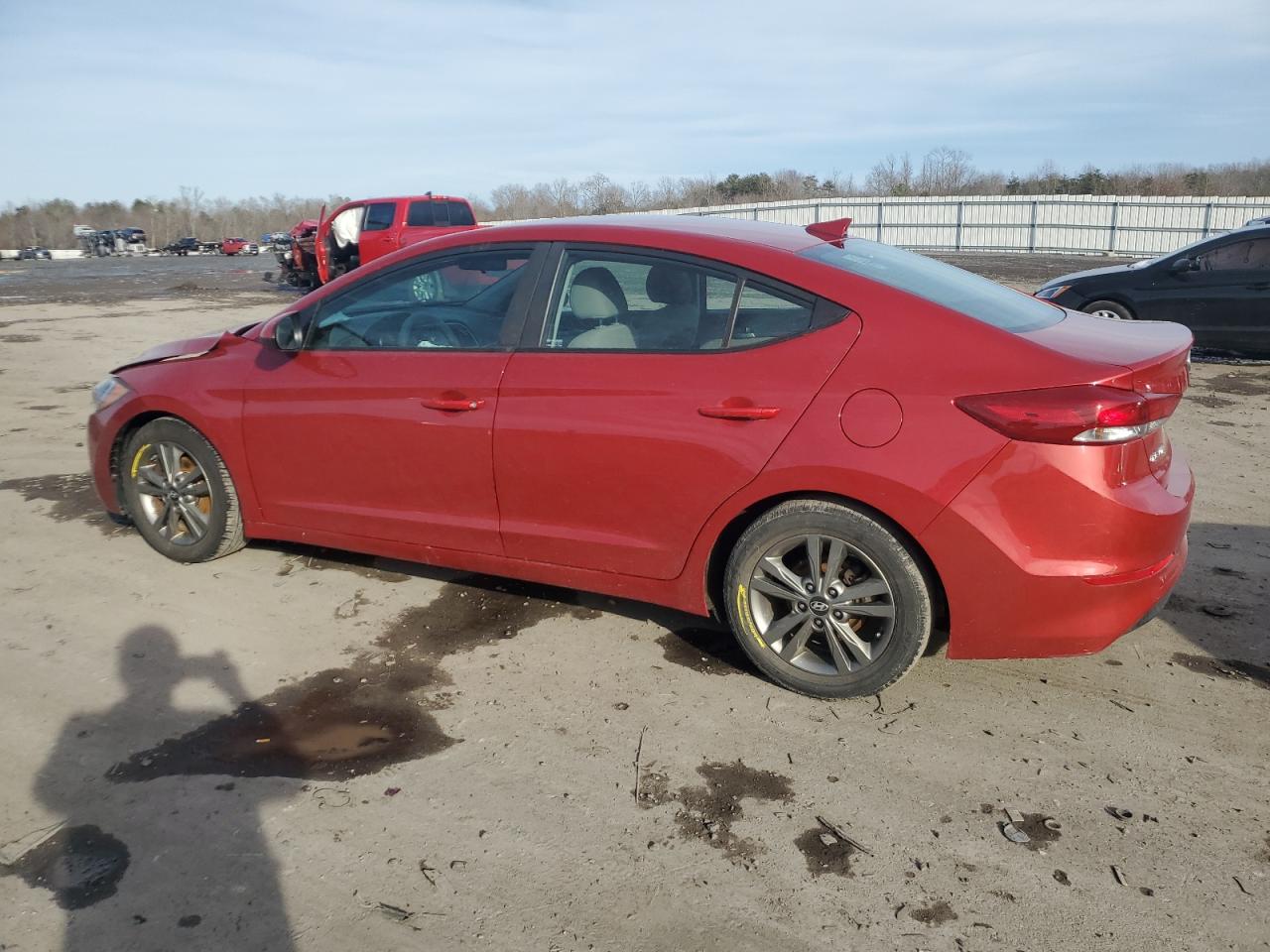 2018 Hyundai Elantra VIN 5NPD84LFXJH241599 Copart auction photo, front end / minor dent/scratches damage thumbnail 2