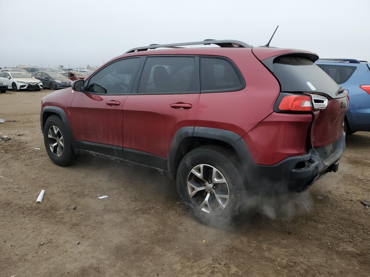 2014 Jeep Cherokee VIN 1C4PJMBS4EW196725 Copart auction photo, rear end damage thumbnail 2