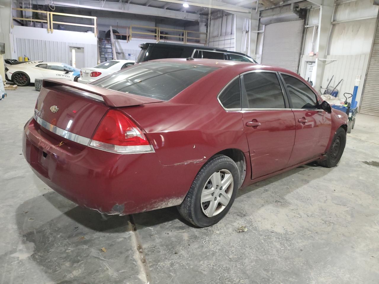 2006 Chevrolet Impala VIN 2G1WB58K169225882 Copart auction photo, side / front end damage thumbnail 3