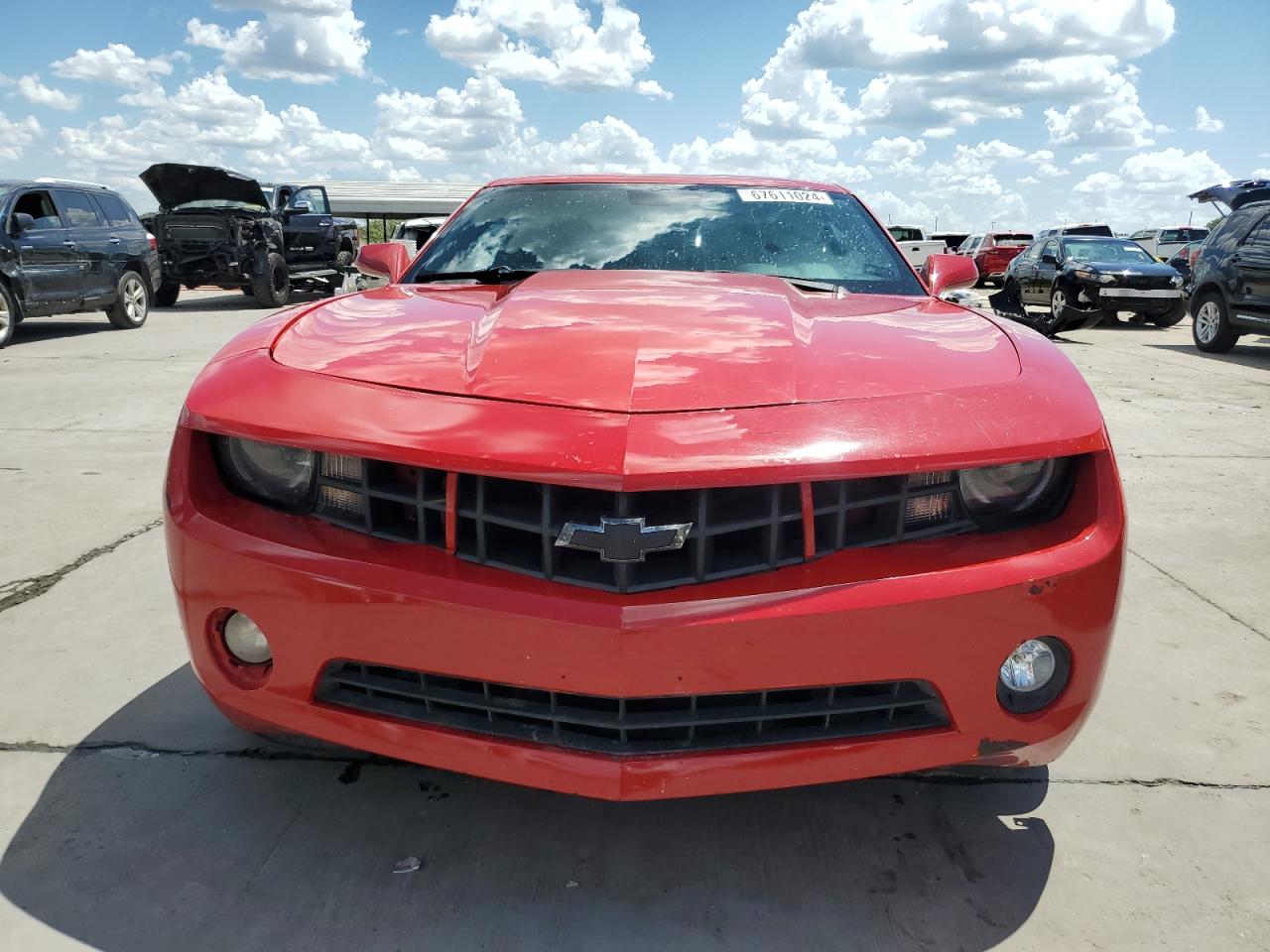 2011 Chevrolet Camaro VIN 2G1FB1ED9B9107054 Copart auction photo, side / front end damage thumbnail 5