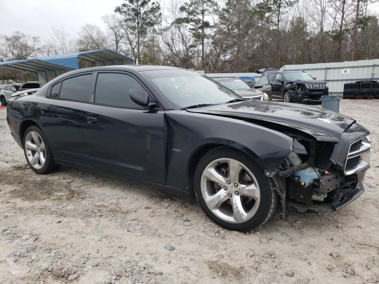 2014 Dodge Charger VIN 2C3CDXCT2EH227231 Copart auction photo, front end / side damage thumbnail 4