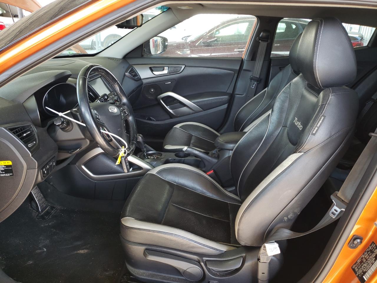 2013 Hyundai Veloster VIN KMHTC6AE1DU095888 Copart auction photo, front end / minor dent/scratches damage thumbnail 7