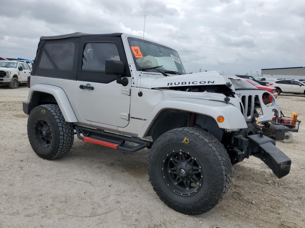 2012 Jeep Wrangler VIN 1C4HJWCG1CL120422 Copart auction photo, front end / minor dent/scratches damage thumbnail 4