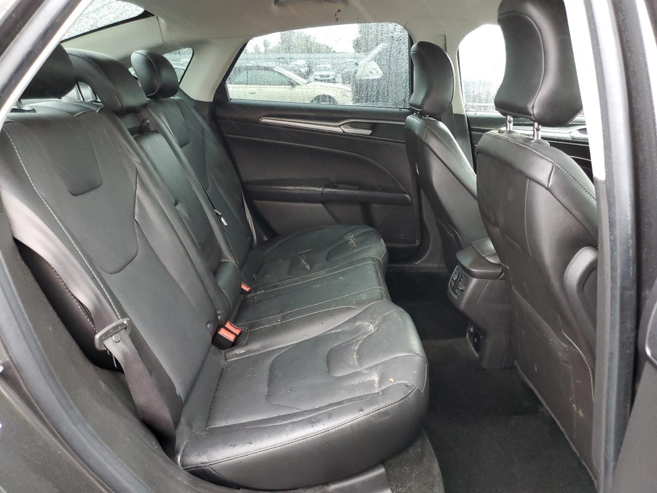 2016 Ford Fusion VIN 3FA6P0RU5GR356987 Copart auction photo, side / front end damage thumbnail 11