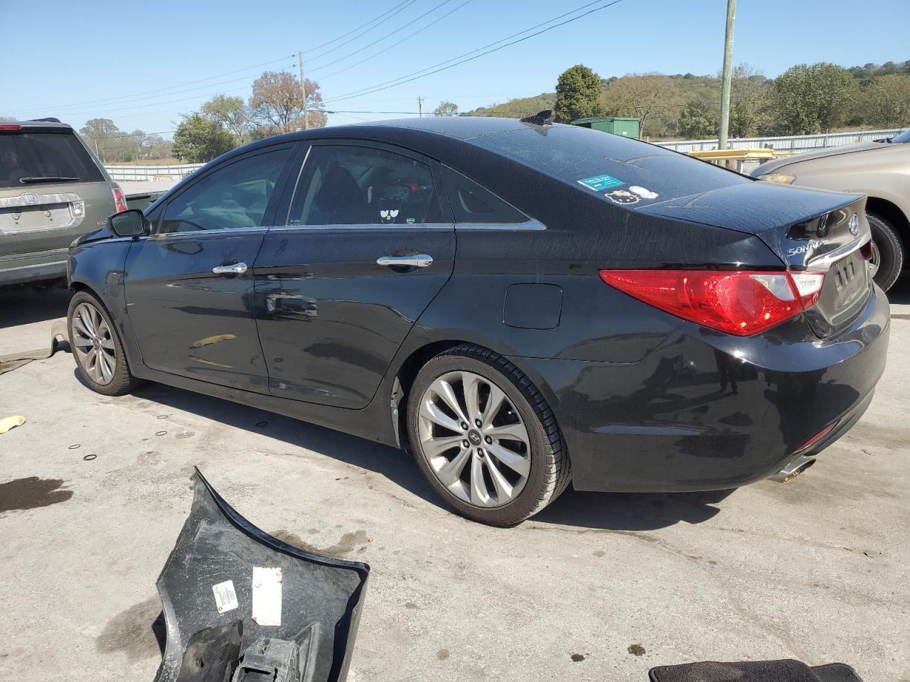 2012 Hyundai Sonata VIN 5NPEC4AB4CH427791 Copart auction photo, frame damage / front end damage thumbnail 2