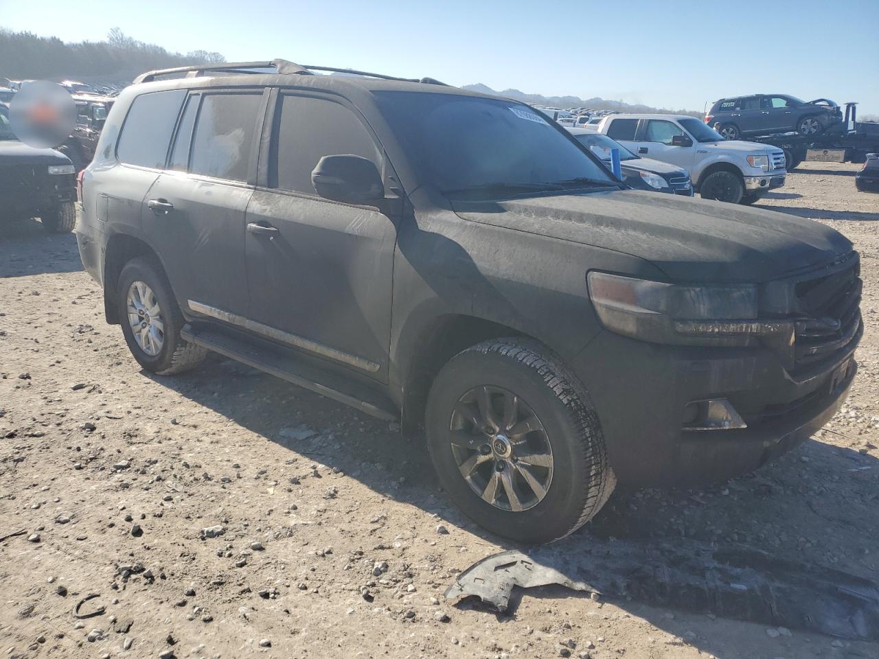 2021 Toyota Land Cruiser VIN JTMCY7AJ2M4101660 Copart auction photo, burn damage thumbnail 4