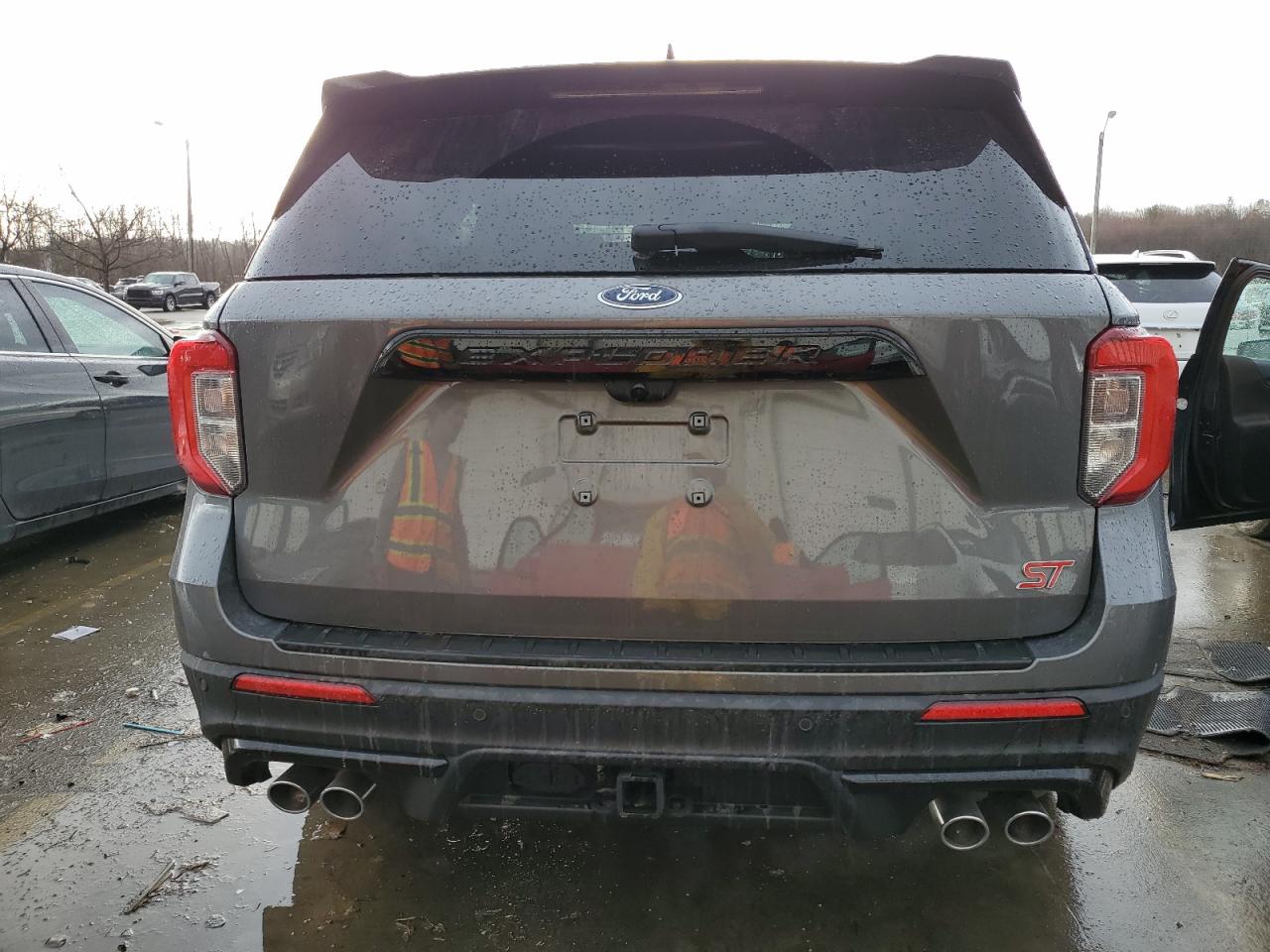 2023 Ford Explorer VIN 1FM5K8GC4PGB82992 Copart auction photo, side / front end damage thumbnail 6