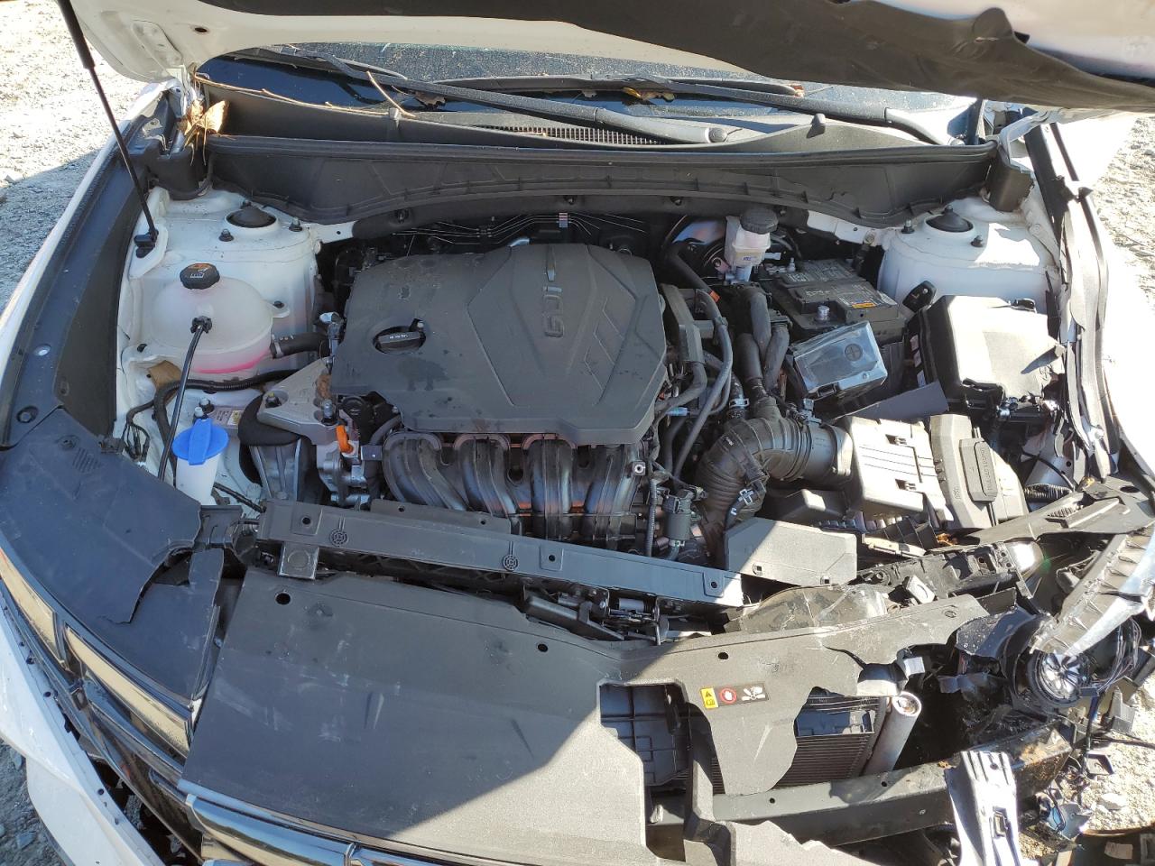 2023 Hyundai Tucson VIN 5NMJECAE6PH270328 Copart auction photo, top/roof / front end damage thumbnail 12