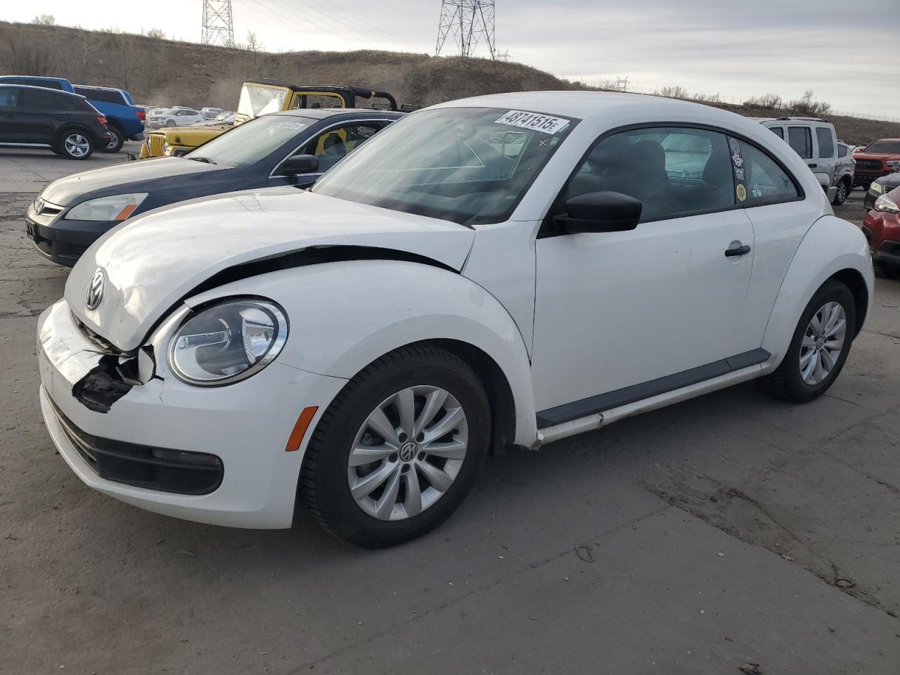 2013 Volkswagen Beetle VIN 3VWFP7AT5DM654385