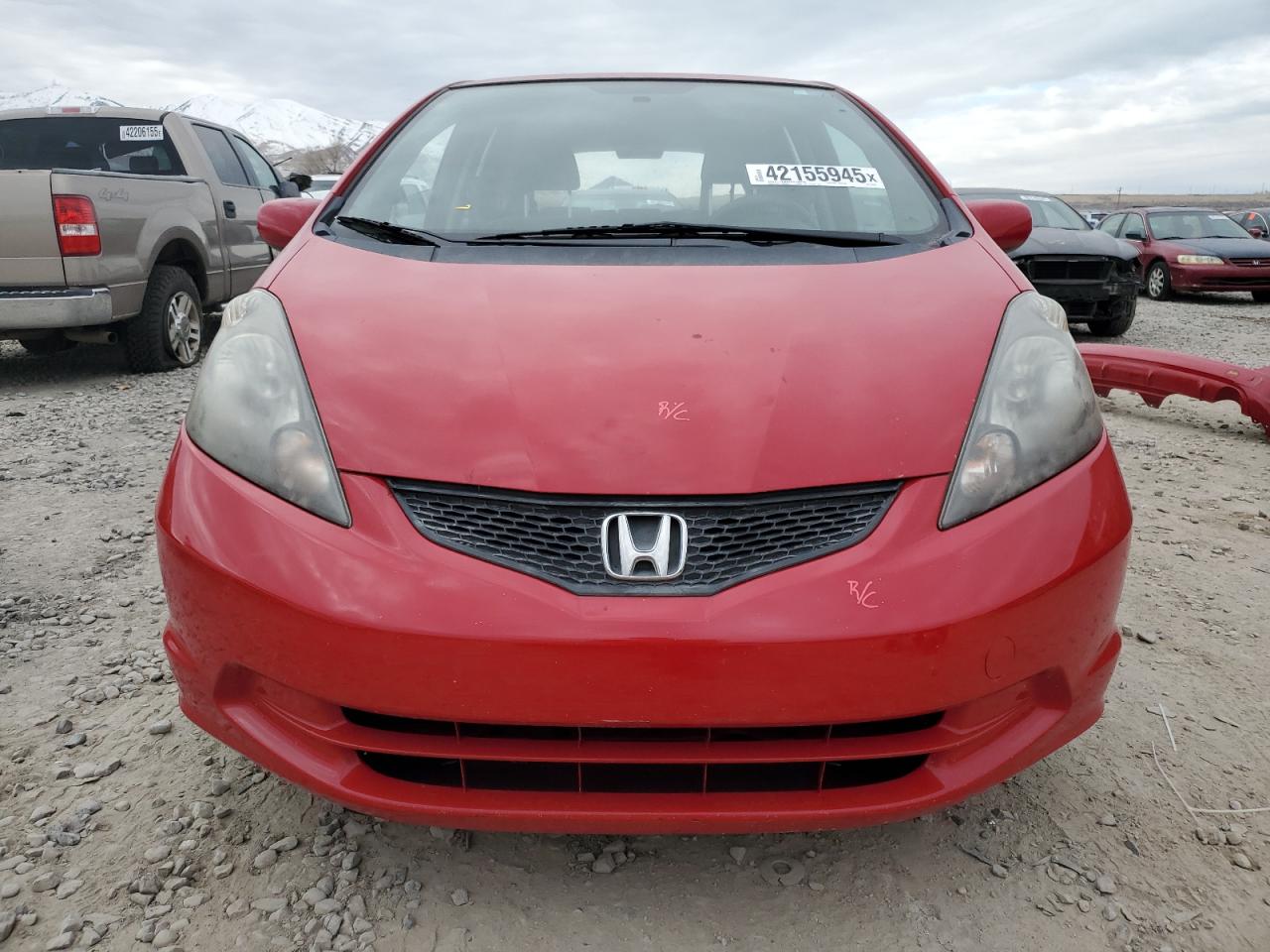 2012 Honda Fit VIN JHMGE8H33CS007870 Copart auction photo, rear end damage thumbnail 5