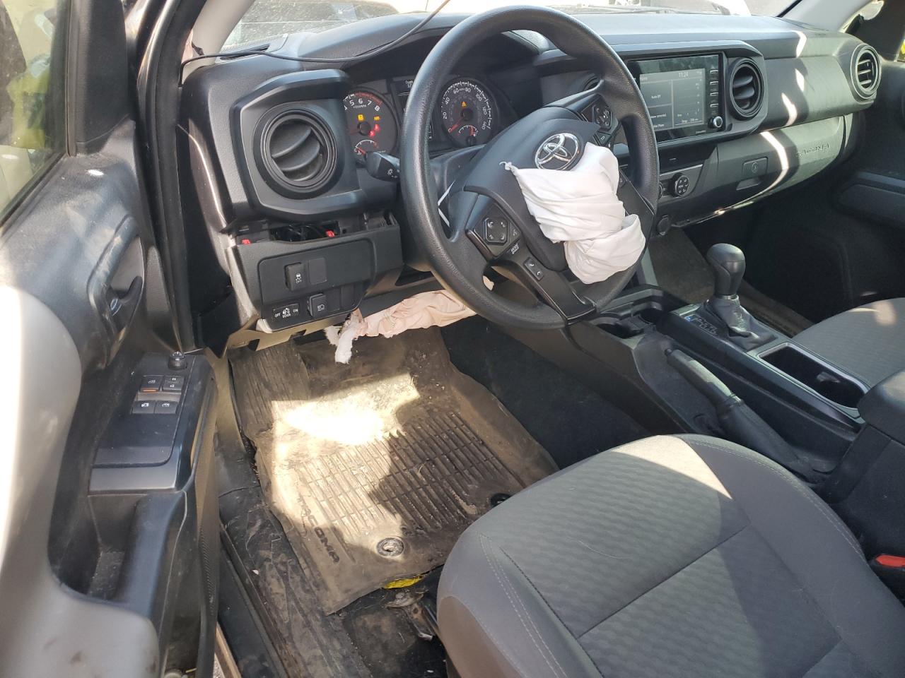 2021 Toyota Tacoma VIN 3TYSX5EN1MT007634 Copart auction photo, front end / side damage thumbnail 8