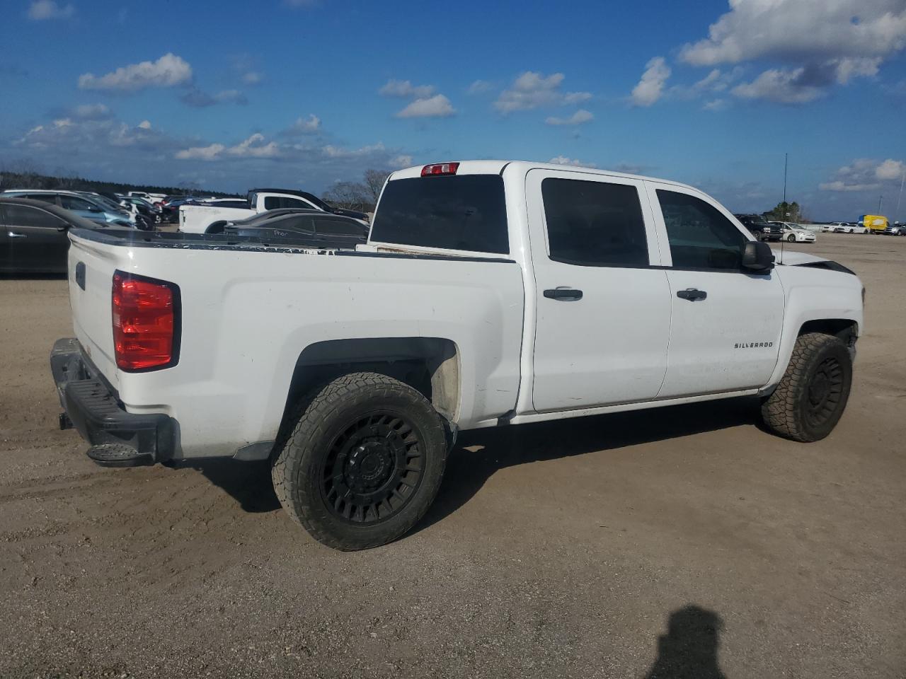 2017 Chevrolet Silverado VIN 3GCPCNEH0HG445976 Copart auction photo, front end / side damage thumbnail 3