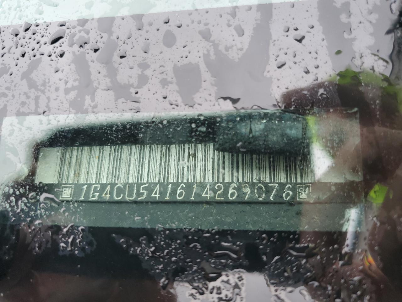 2001 Buick Park Avenue VIN 1G4CU541614269076 Copart auction photo, front end damage thumbnail 12