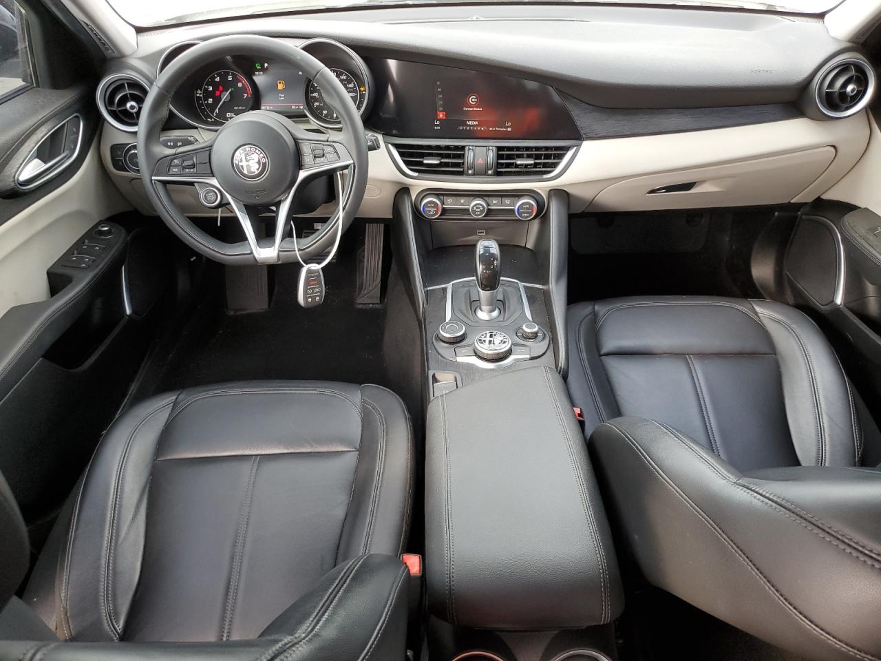 2019 Alfa Romeo Giulia VIN ZARFAMAN4K7620486 Copart auction photo, water/flood damage thumbnail 8