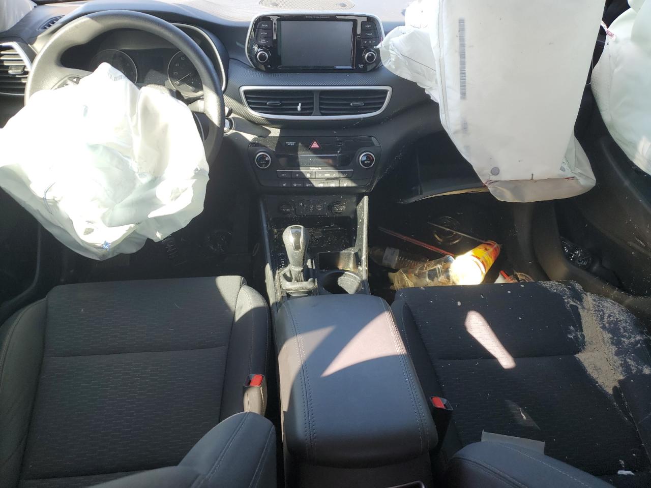 2019 Hyundai Tucson VIN KM8J33AL0KU972226 Copart auction photo, front end / side damage thumbnail 8