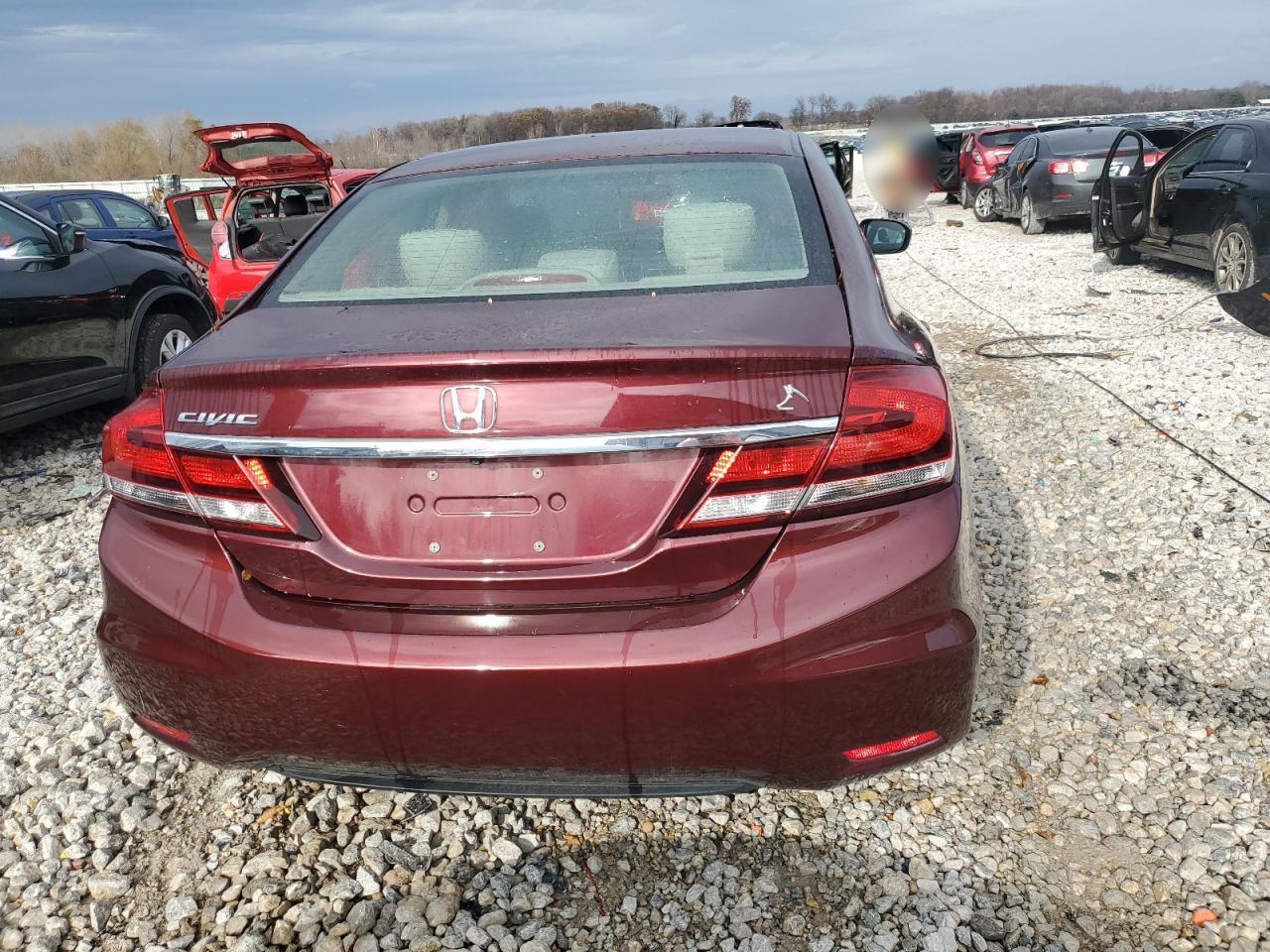 2014 Honda Civic VIN 19XFB2F54EE049901 Copart auction photo, front end damage thumbnail 6