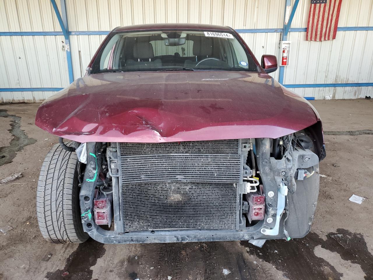 2018 Dodge Durango VIN 1C4RDJAG5JC415991 Copart auction photo, front end damage thumbnail 5