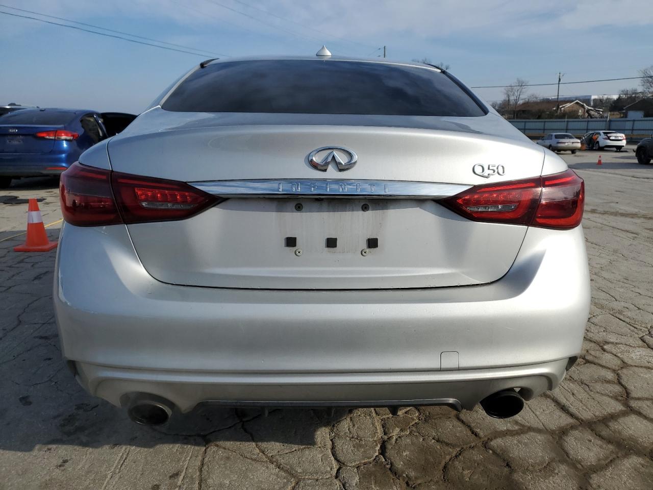 2019 Infiniti Q50 VIN JN1EV7AP2KM512398 Copart auction photo, front end / minor dent/scratches damage thumbnail 6