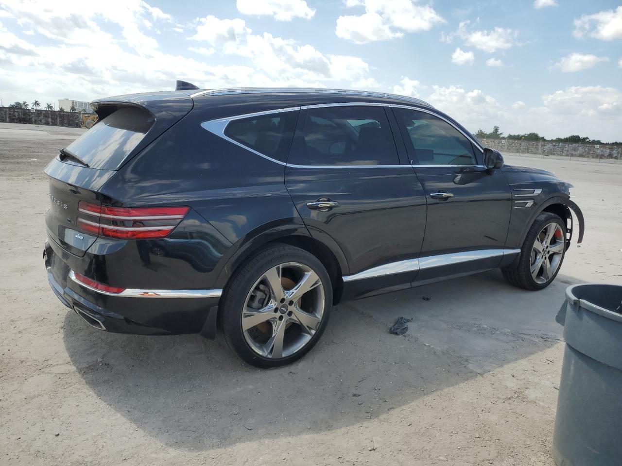 2022 Genesis Gv80 VIN KMUHBDSB2NU101119 Copart auction photo, front end damage thumbnail 3