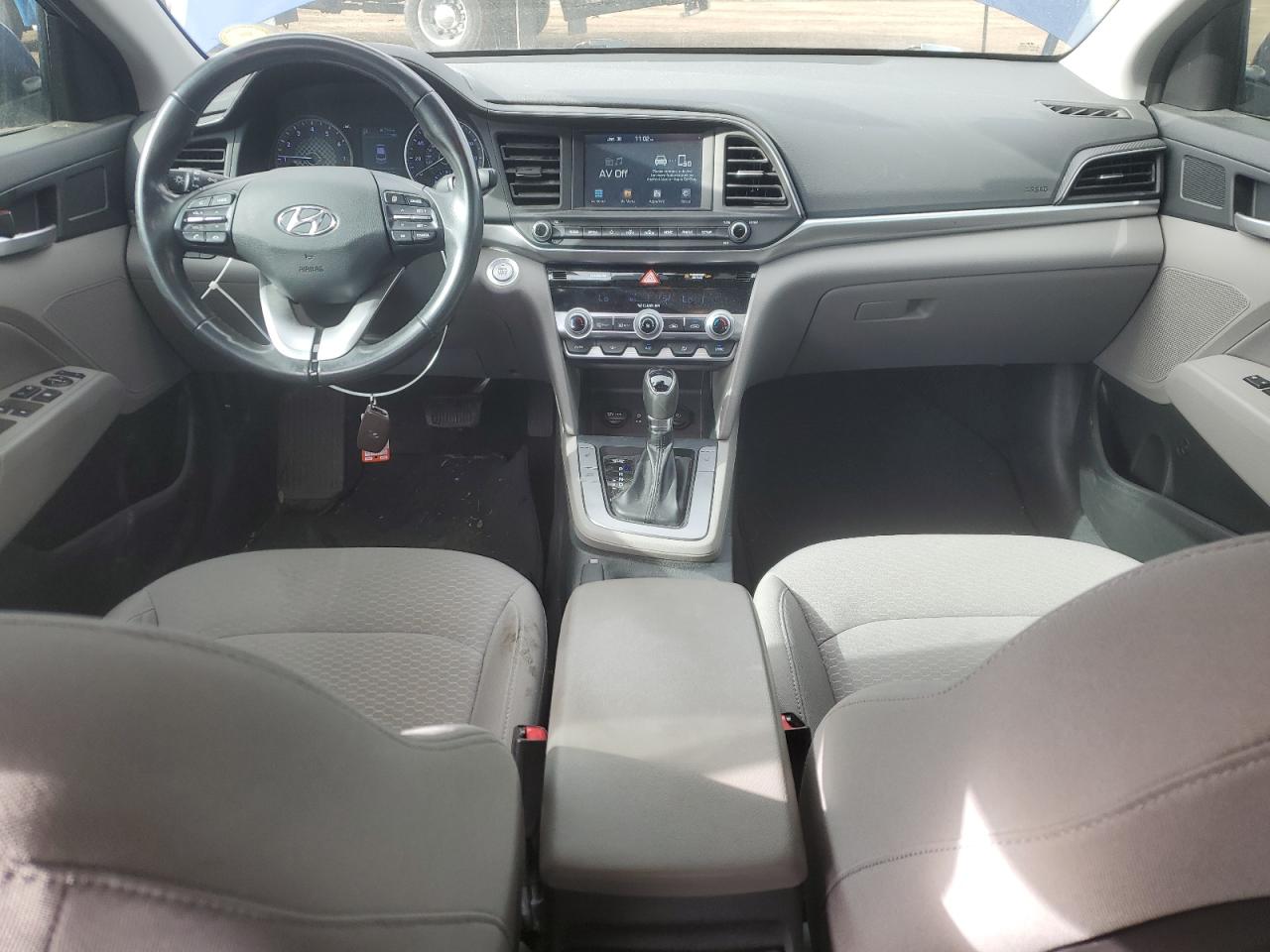 2019 Hyundai Elantra VIN 5NPD84LF1KH443118 Copart auction photo, rear end damage thumbnail 8