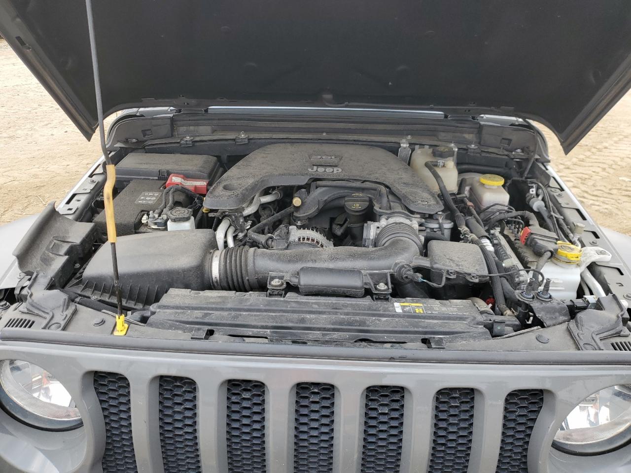 2020 Jeep Wrangler VIN 1C4HJXDG0LW178234 Copart auction photo, side damage thumbnail 13