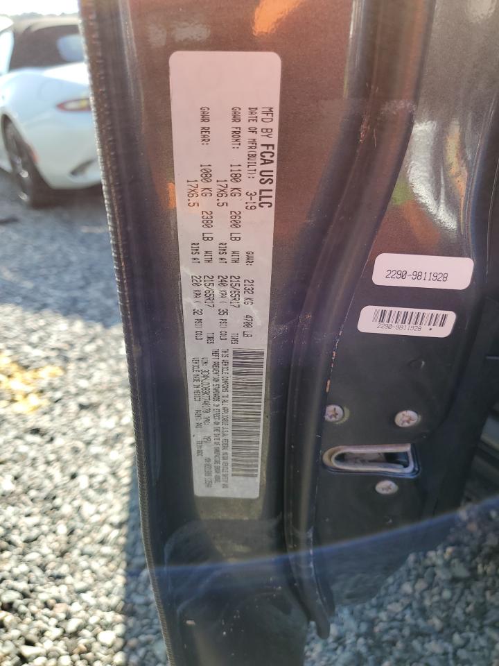 2019 Jeep Compass VIN 3C4NJDDB3KT740170 Copart auction photo, water/flood damage thumbnail 14