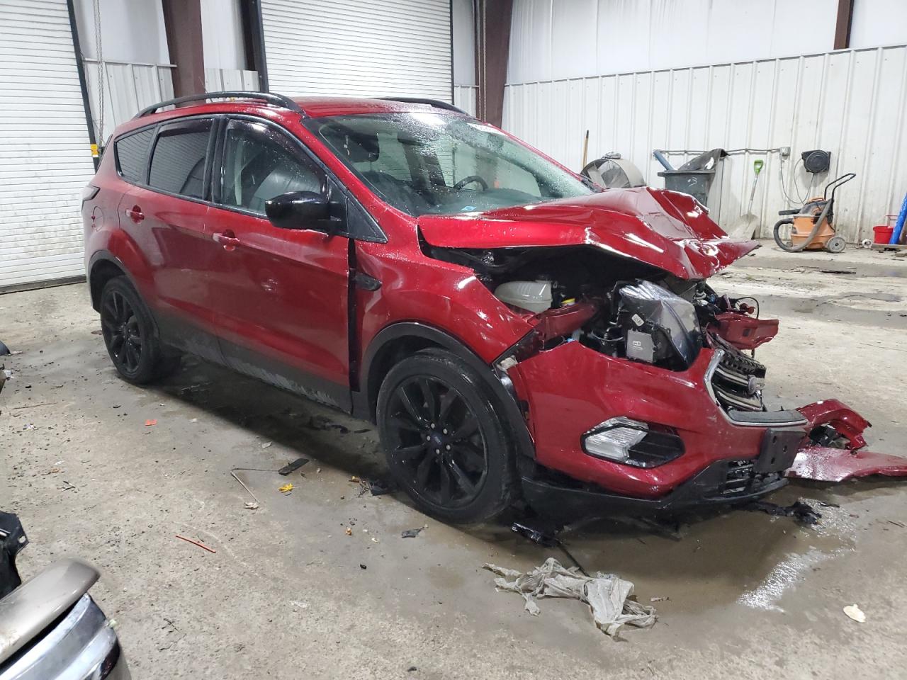 2018 Ford Escape VIN 1FMCU9GD4JUD35055 Copart auction photo, front end / undercarriage damage thumbnail 4