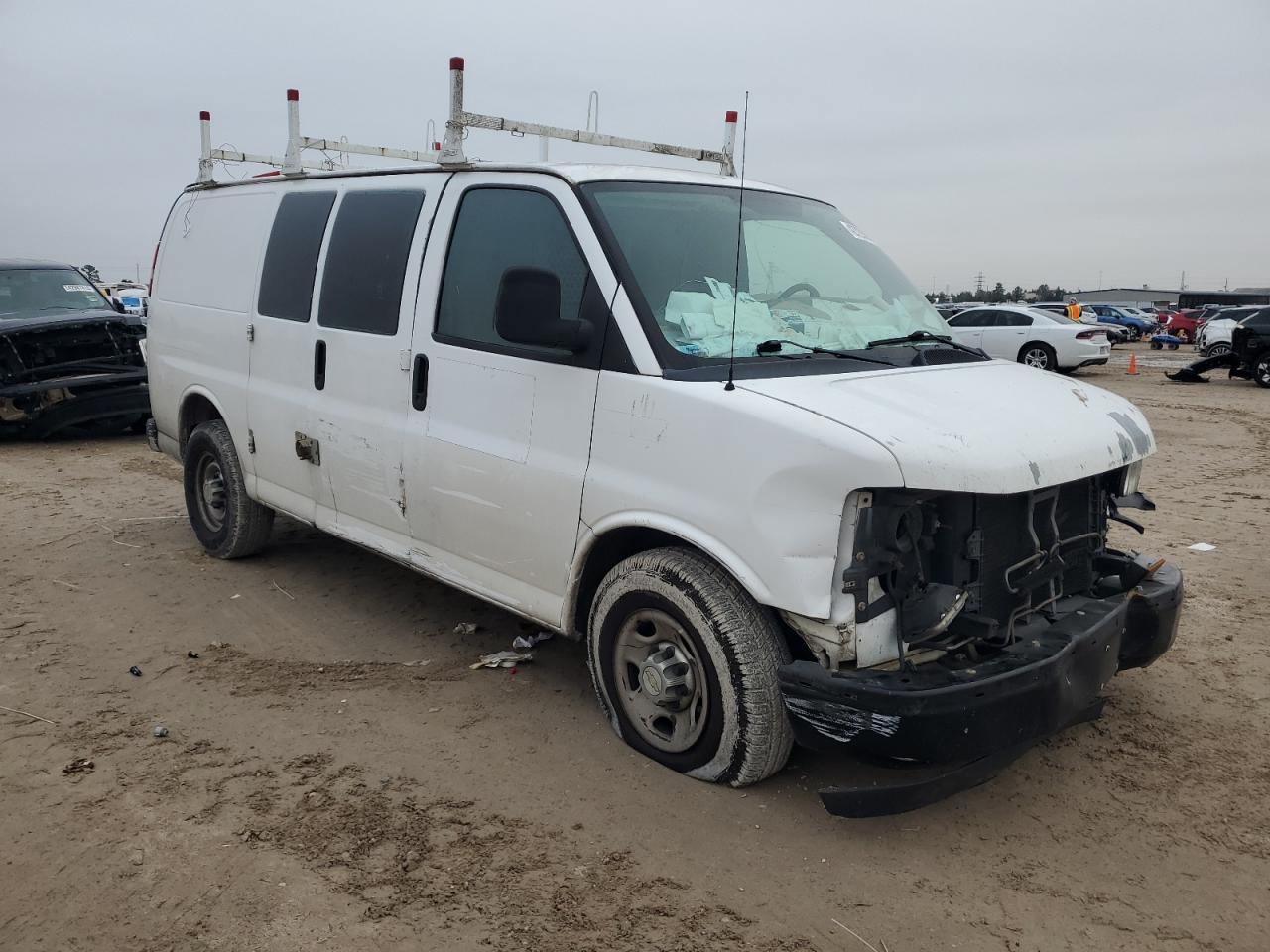 2012 Chevrolet Express VIN 1GCZGTCA4C1161183 Copart auction photo, front end damage thumbnail 4