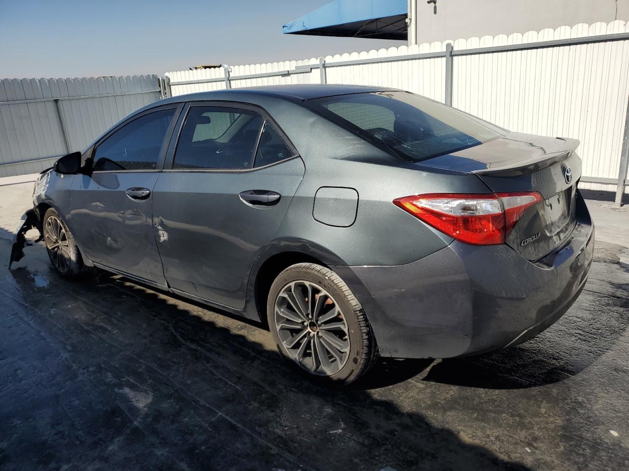 2015 Toyota Corolla VIN 2T1BURHE6FC412259 Copart auction photo, front end damage thumbnail 2