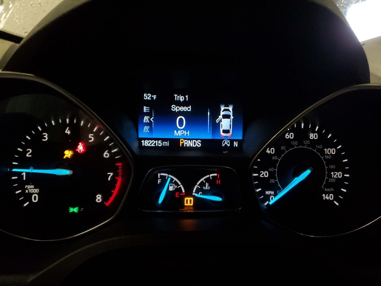 2017 Ford Escape VIN 1FMCU9J9XHUE17998 Copart auction photo, front end damage thumbnail 9