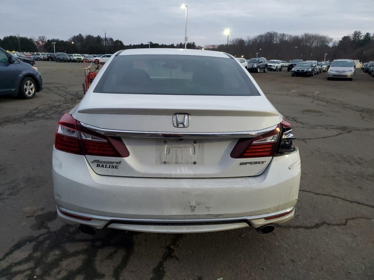 2016 Honda Accord VIN 1HGCR2F53GA163068 Copart auction photo, all over damage thumbnail 6