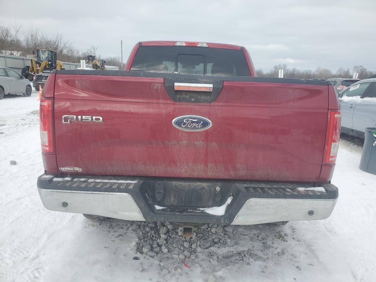 2016 Ford F-150 VIN 1FTFX1EG4GFD16509 Copart auction photo, front end / frame damage damage thumbnail 6