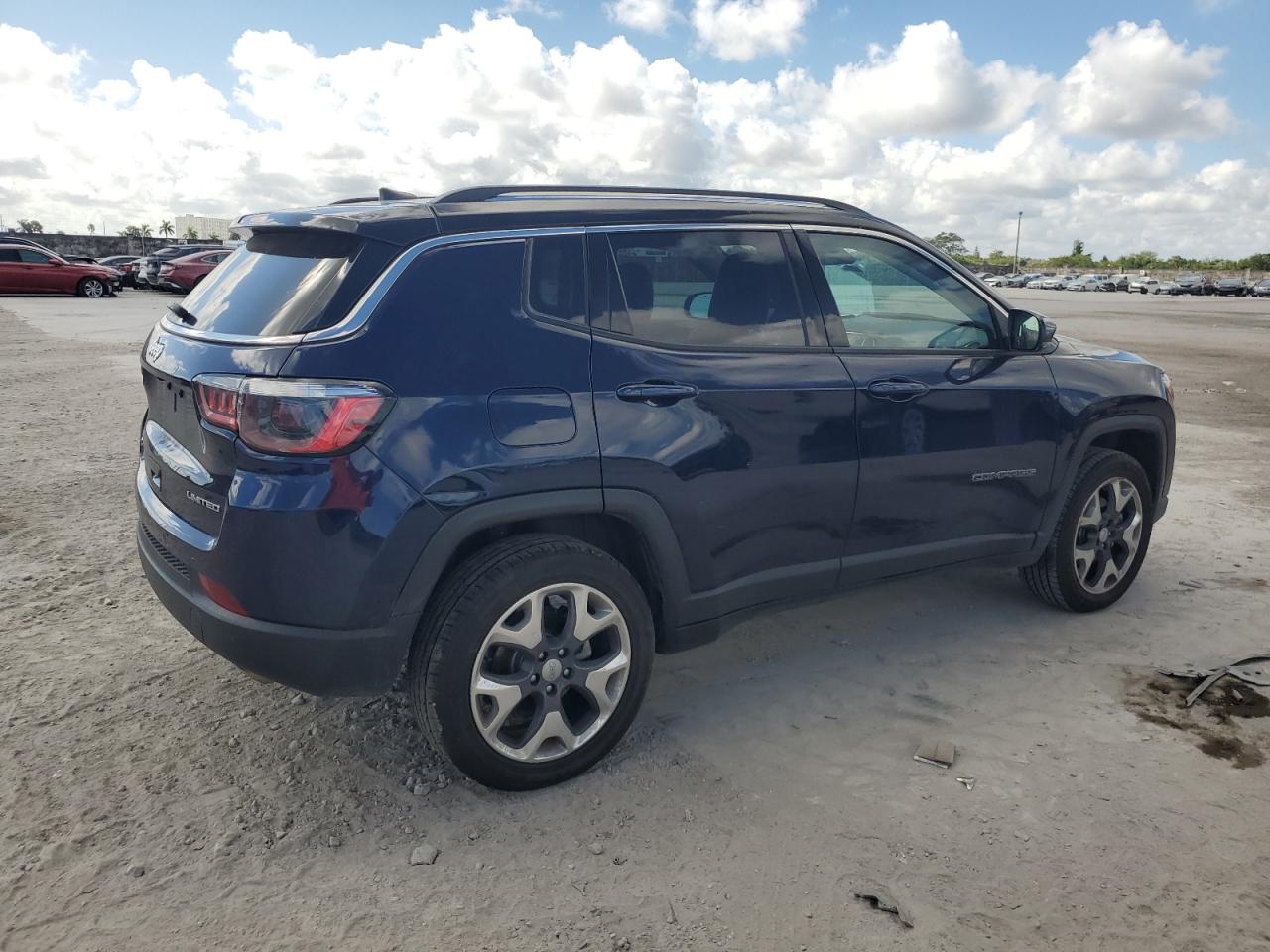 2021 Jeep Compass VIN 3C4NJDCB4MT604831 Copart auction photo, side damage thumbnail 3