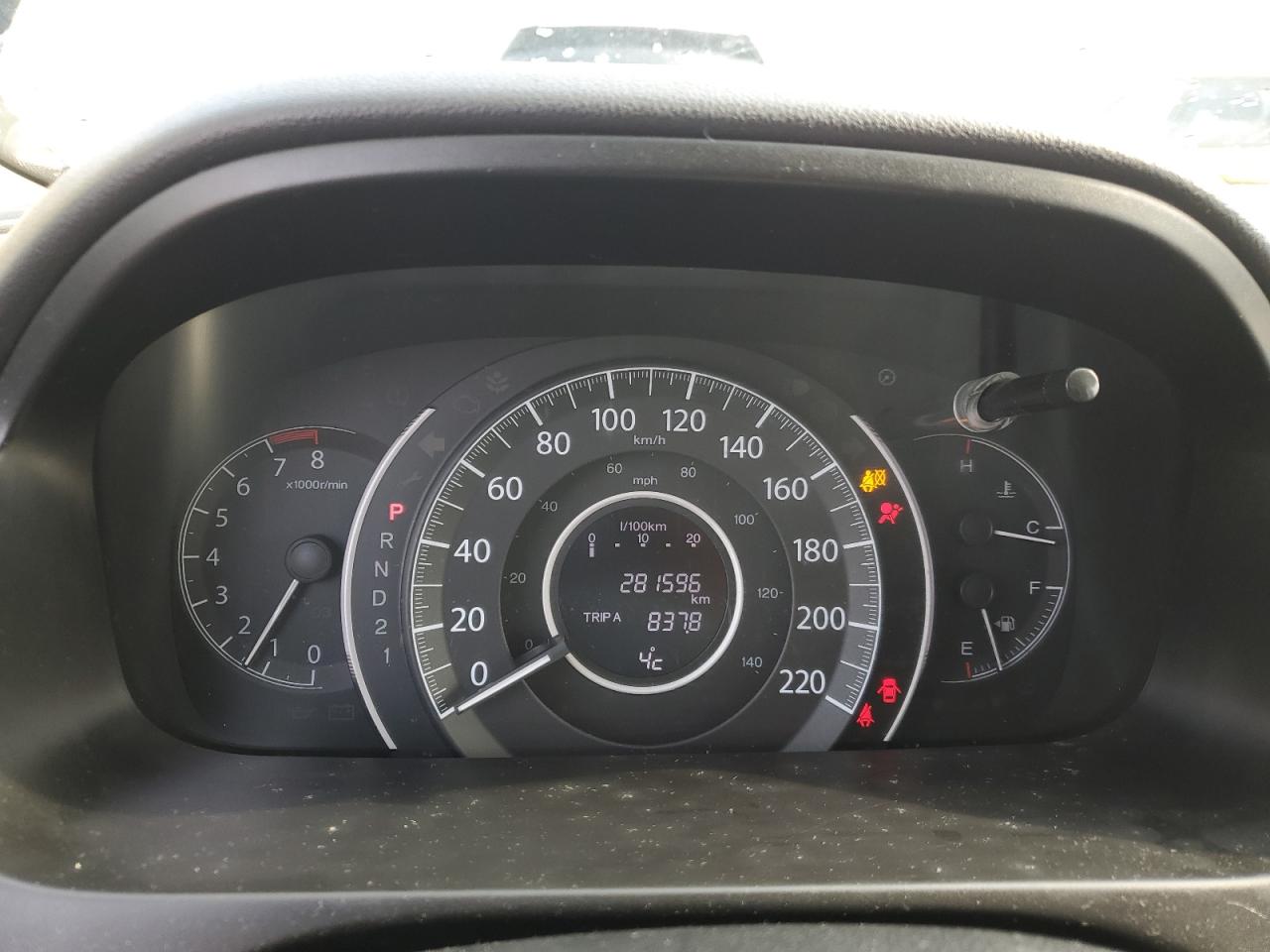 2014 Honda CR-V VIN 2HKRM3H5XEH002507 Copart auction photo, front end / side damage thumbnail 9