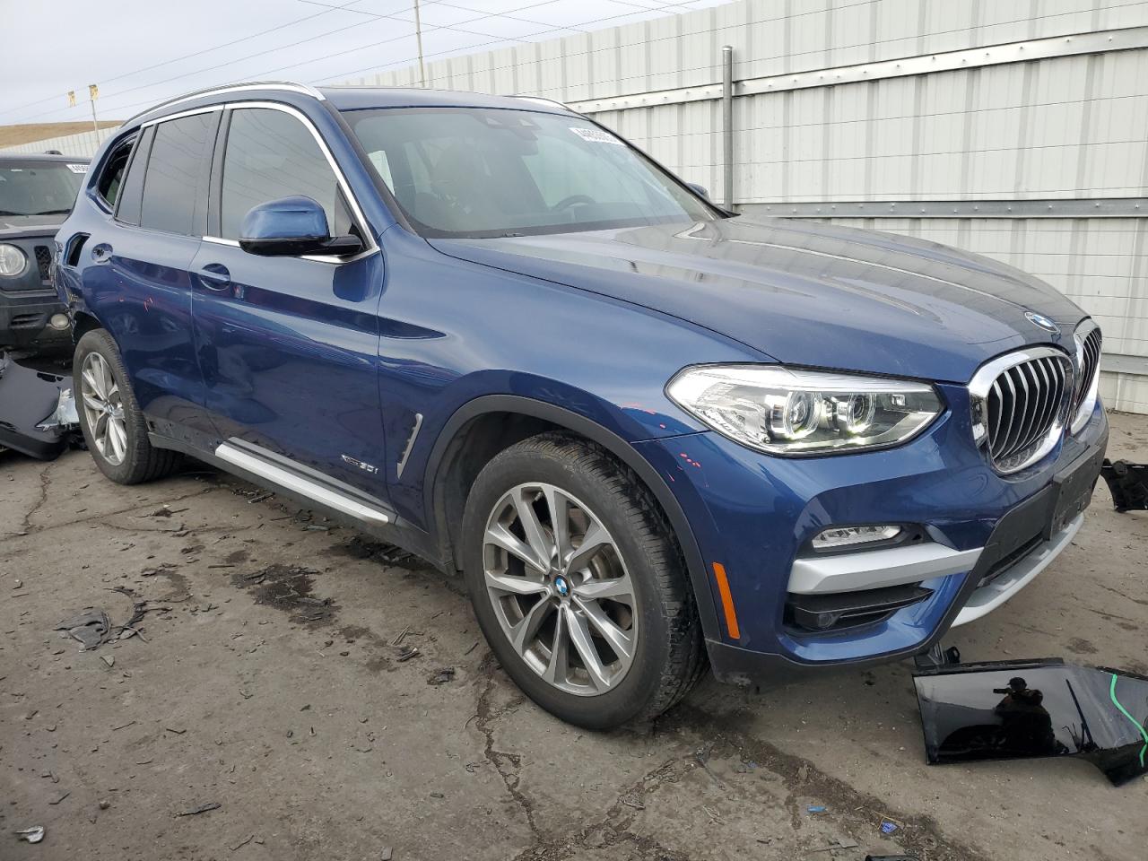 2018 BMW X3 VIN 5UXTR9C57JLD64688 Copart auction photo, rear end damage thumbnail 4