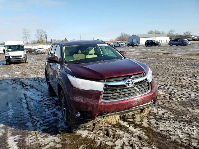 2016 Toyota Highlander VIN 5TDJKRFH3GS230462 Copart auction photo, front end / undercarriage damage thumbnail 12