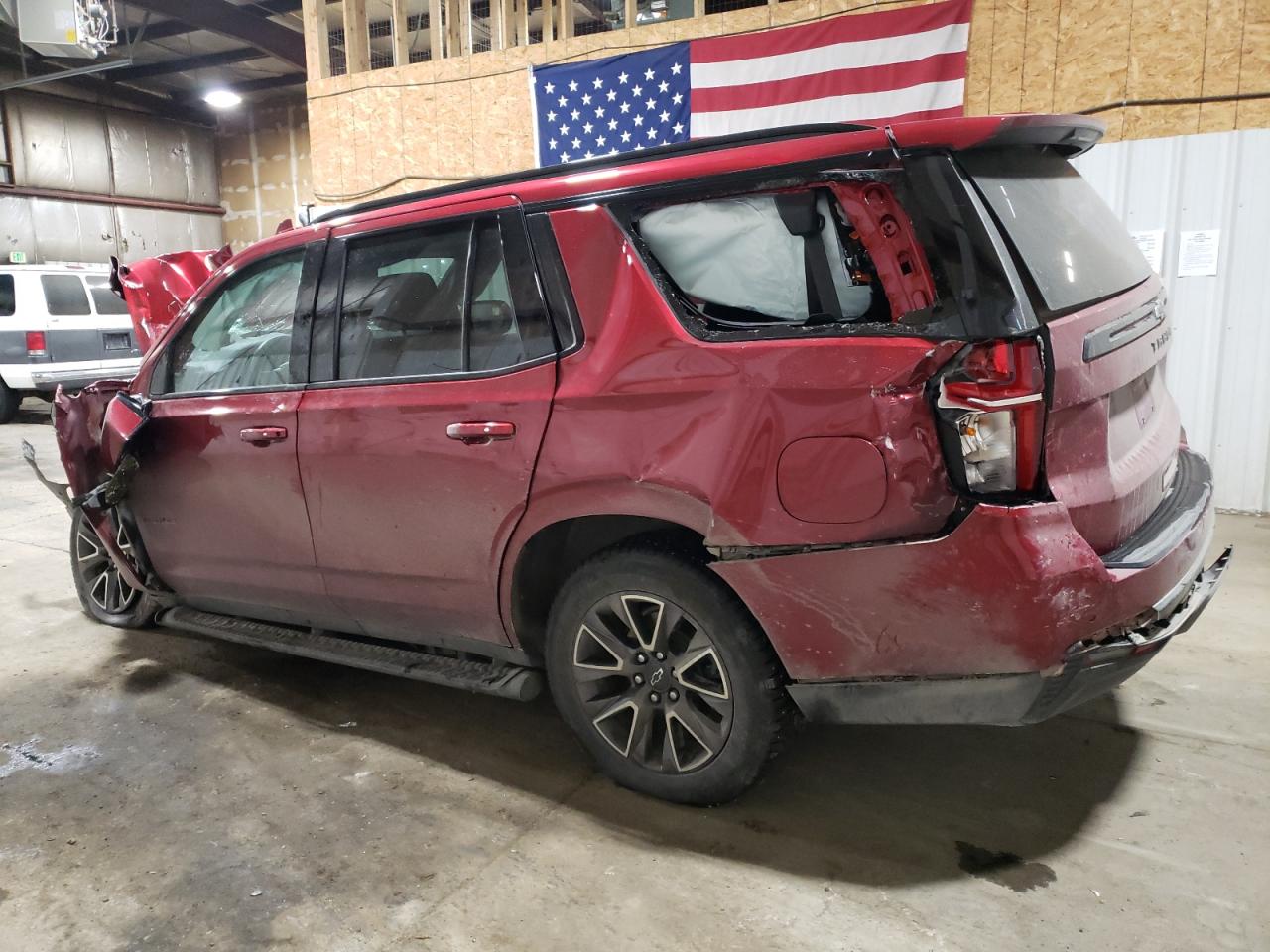 2023 Chevrolet Tahoe VIN 1GNSKPKD3PR145039 Copart auction photo, all over damage thumbnail 2
