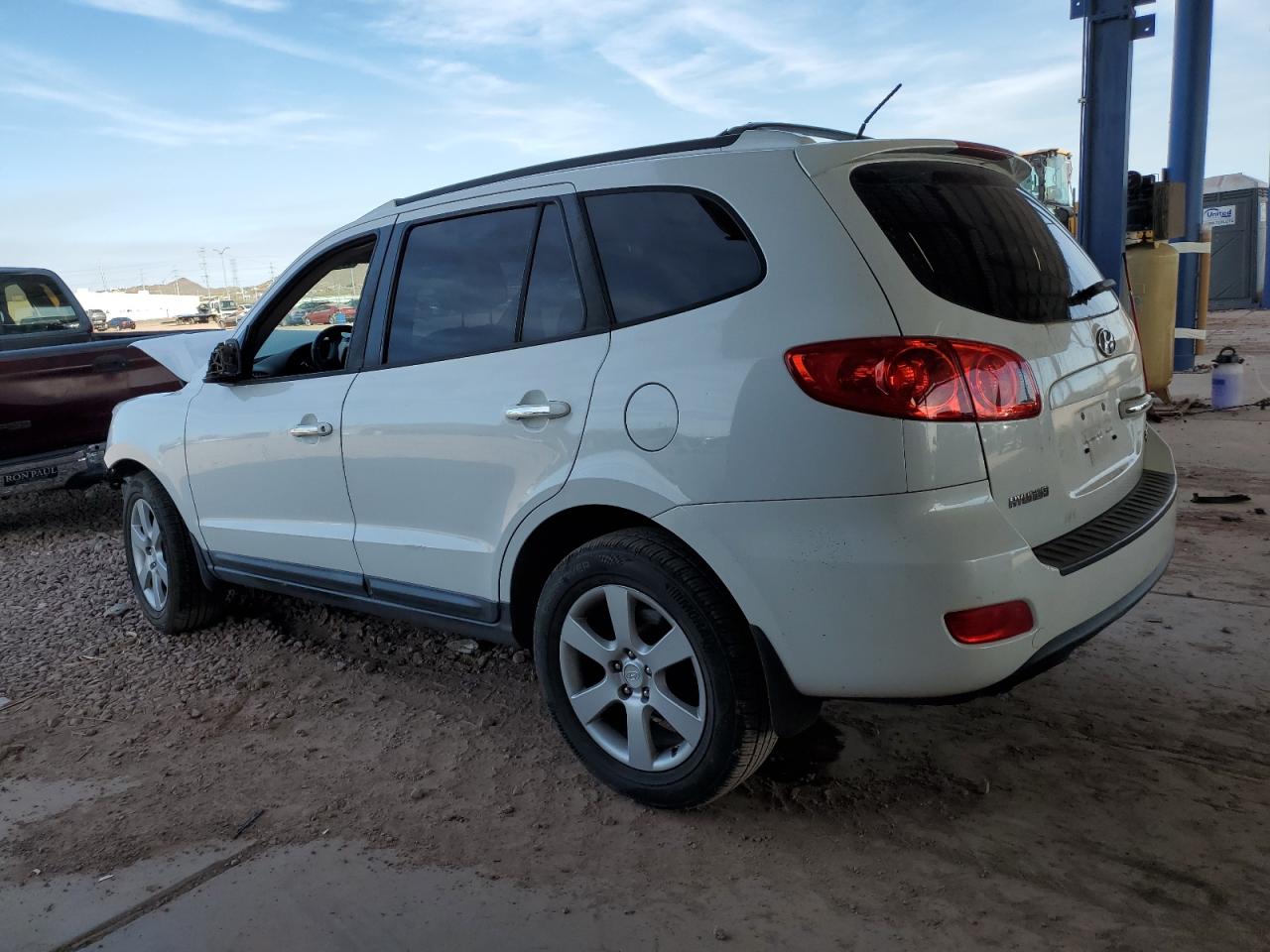 2009 Hyundai Santa Fe VIN 5NMSH13E69H313937 Copart auction photo, front end / side damage thumbnail 2